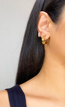 Load image into Gallery viewer, BALI Gold Huggie Hoop Earrings