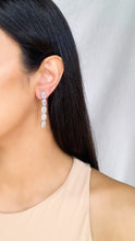 Load image into Gallery viewer, VIENNA statement cubic zirconia earrings