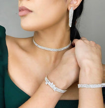 Load image into Gallery viewer, INDIA statement crystal choker