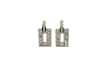 Load image into Gallery viewer, statement crystal earrings, gold plated