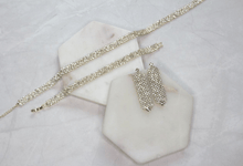 Load image into Gallery viewer, statement crystal diamonte bangle, bracelet, earring, necklace jewellery set